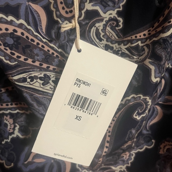 Splendid Paisley Halter Top - Picture 4 of 4